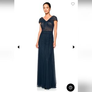 Tulle Twist Gown FY622L-NV/NV